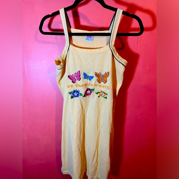 90s Knit Butterfly Mini Dress